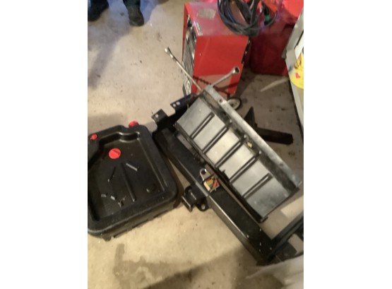Trailer Hitch, Charger, Oil Change Pan