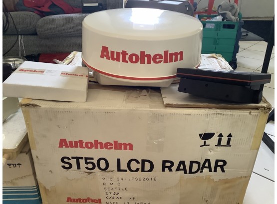 Autohelm LCD Radar For Boat And Additional Items
