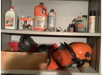 Chain Saw Lubricants And Safety Equipment