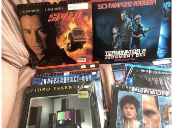 10 Laser Discs Including: Terminator 2, The Abyss & More