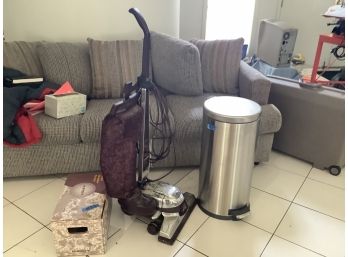 Kirby Vacuum With  Kirby Carpet Shampoo System & Stainless Steel Garbage Pail