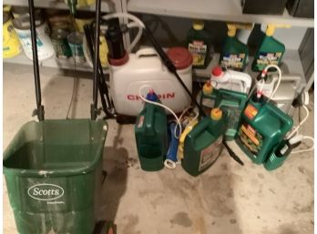 Lawn Chemical, Sprayer And Spreader