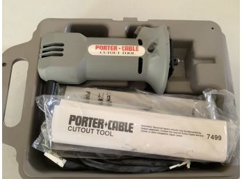 Porter Cable Cut Out Tool With Carry Case