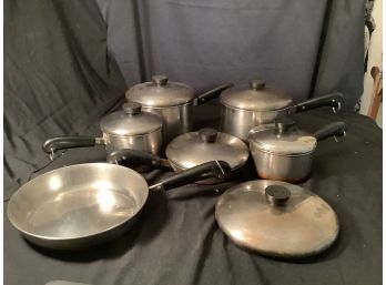 Group Of Revere Ware Pots