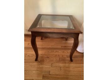 Classic  Styling Glass Top Table