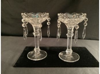 Crystal Candle Holders New In Box