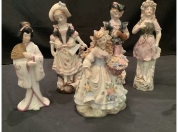 Collectible Figurines-Grouping Of 5