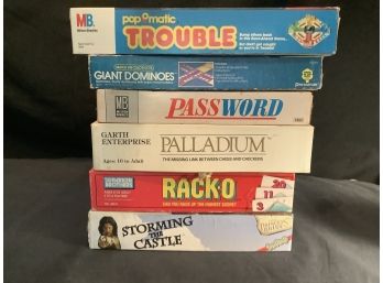 Variety Of 6 Vintage Board Games