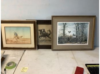Grouping Of 3 Pieces Of  Wall Art