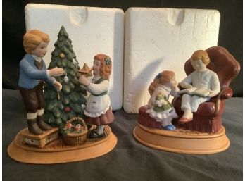 Collectible Avon Memory Christmas Figurines