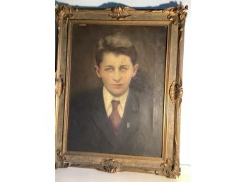 Framed Painted Portrait- Young Man