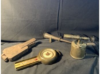 Sinker Mold,Torch, Barometer/Thermometer