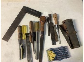 Screw Drivers, Chisels And Punch And More