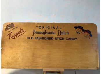 Vintage Wooden Sign Pennsylvania Dutch Candy