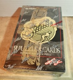 (Lot 15-47)  Leaf Baseball MLB Puzzle Cards In Factory Wrap, NIB Complete Set, Wax Packs, Rod Carew