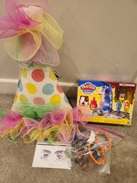Misc. Birthday Items, Cookie Cutters, Play-doh Set, Decorations