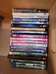 Large Lot Of Children's, Family DVDs, Disney, Harry Potter, Barbie