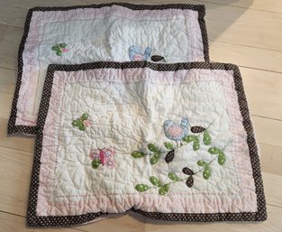 Pottery Barn Kids Quilted Applique Pillow Shams