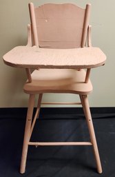 Antique Wood Wooden High Chair