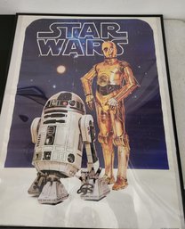 1977 Authentic Star Wars Movie Poster, 20x28'