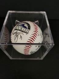 Colorado Rockies Team Signed Baseball, MLB