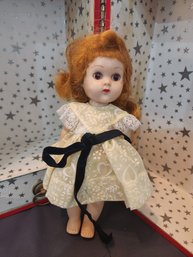 Early 1950's Ginger Ginny Vogue Doll, Trunk, Clothes, Vintage Authentic, Mid-century