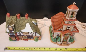 Dickens' Village Dept. 56 Christmas Village Buildings, Nickleby Cottage, Lighted, Decor