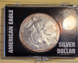 (Lot SW2) American Silver Eagle Coin, 2000, Uncirculated