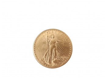(Coin Lot SD44) 1916 Saint Gaudens Double Eagle Gold $20