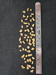 UPDATED INFO Lot SD725-18 Jewelry Grade Gold Nuggets, Authenticated, 14.3 Grams, Loose Minerals