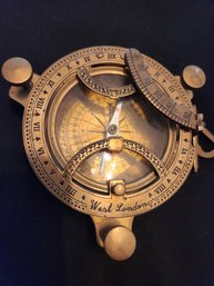 Antique Brass Naval Or Civil Compass