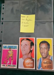 NBA Card Lot #5 (1011): 6 Vintage Basketball Cards From Late 60's, Early 70's, Topps, Sports