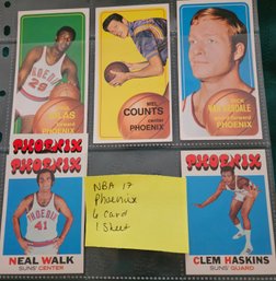 (1718) NBA Card Lot #8: 13 Vintage Basketball Cards From Late 60's, Early 70's, Topps