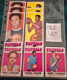 (1920) NBA Card Lot #9:  21 Vintage Basketball Cards From Late 60's, Early 70's, Topps Sports