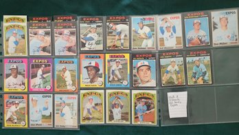 MLB Card Lot #6: 29 Cubs Baseball Cards From The 60's And 70's, Topps