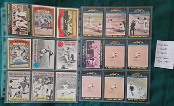 MLB Card Lot #26:   18 Cards, 1969-1971 World Series Topps Baseball