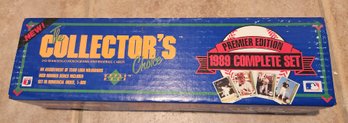 3 Of 3, Lot 13: 1989 Upper Deck MLB Baseball Card Set, Factory Wrapping, NIB Unopened Cards