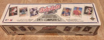 Lot 14: 1991 Upper Deck Baseball Complete Card Set, Factory Wrapping, Holograms, 800 Cards, MLB