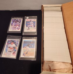 Lot 16: 1990 Leaf MLB Baseball Card Set, Frank Thomas Rookie, Griffey Jr., Maas