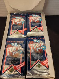 Lot 72: NFL 1991 Upper Deck Football Collector's Choice Wax Pack Set, 36 Packs, Joe Namath