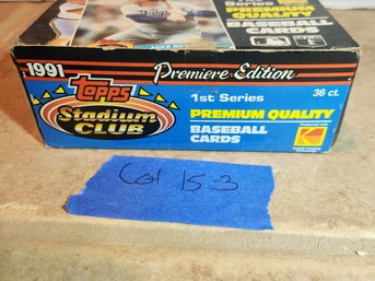 (lot 15-3) 1991 Topps Premiere Baseball Cards MLB