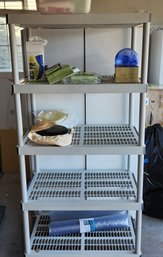 Heavy Duty Plastic Shelf, Garage Storage 36x24x73'
