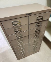 Steelmaster Vintage Steel Cabinet, Filing Storage, Double Drawer, Office Organization