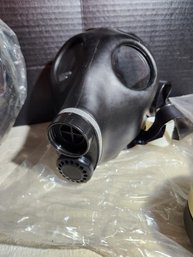 (3 Of 3) Two Authentic Israeli Gas Masks With Filters, Unused, Survival Gear