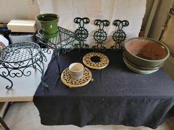 Ceramic Pots, Plant Caddies, Gardening