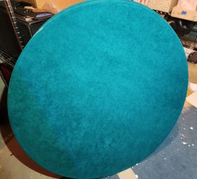 Two Plywood Table Tops, 4' Diameter, Felt-covered, Entertaining, Game Night