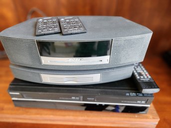 Bose Stereo Receiver And CD Disc Player, Changer With Remotes