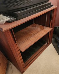 Wood End Table, Media Stand