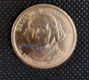 (Lot SW16) George Washington $1 Coin, Circulated, 2007