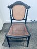 Antique Side Chair With Caned Seat